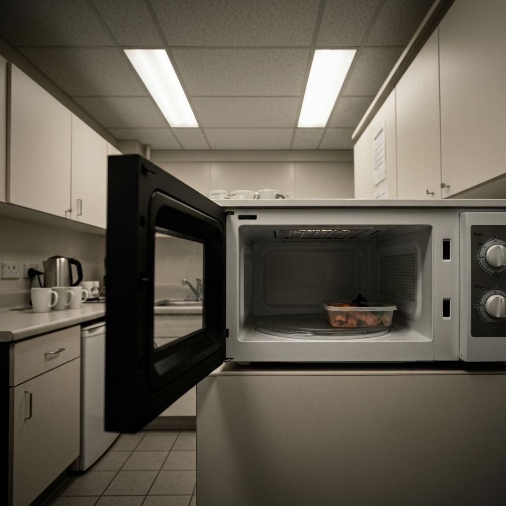 Man Microwaves Fish in Shared Office Kitchen. Day Four of the Email Thread.
